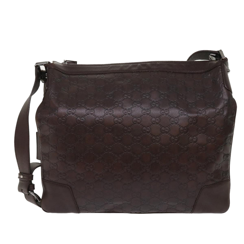 GUCCI GG Canvas Guccissima Shoulder Bag Brown 148476 ki3279