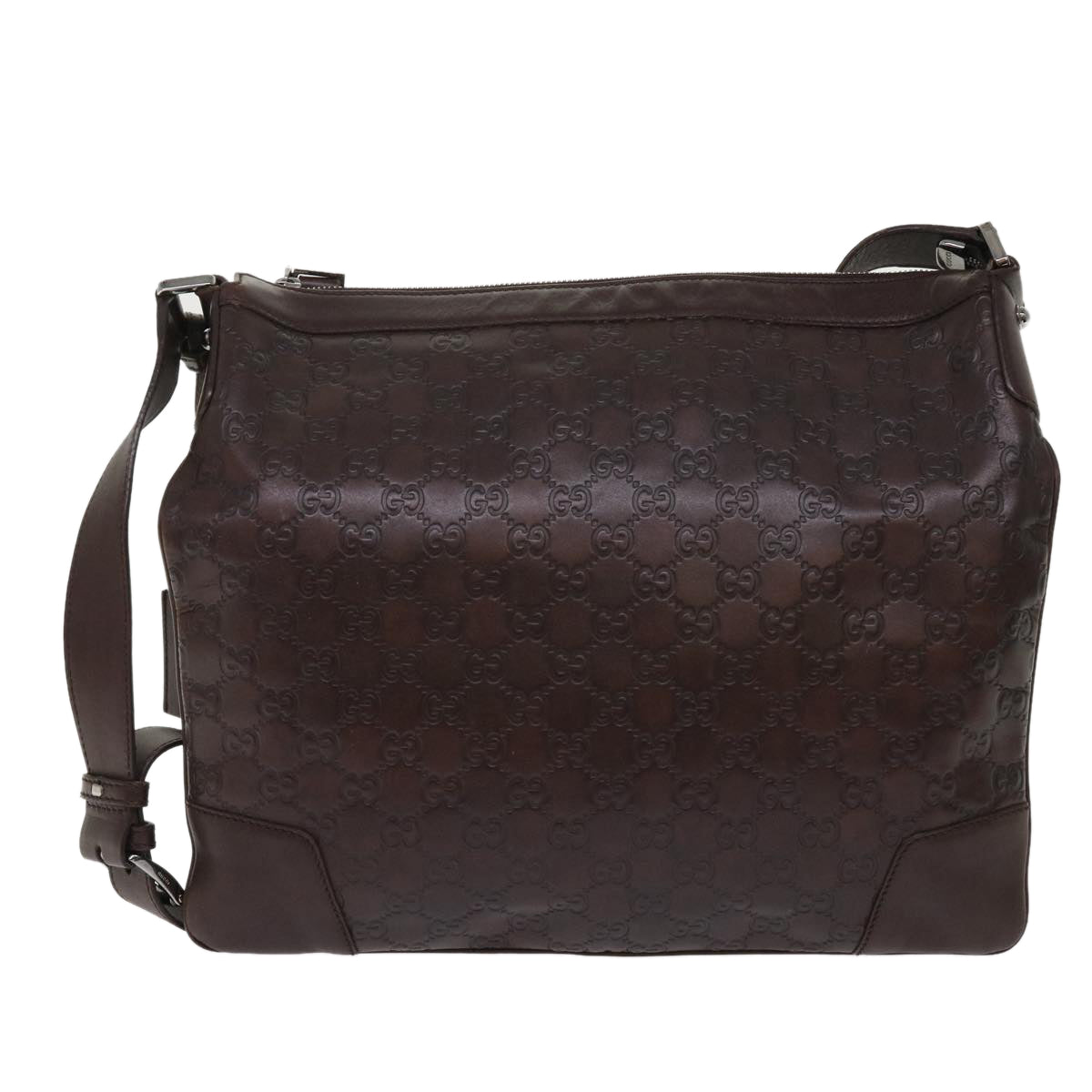 GUCCI GG Canvas Guccissima Shoulder Bag Brown 148476 ki3279