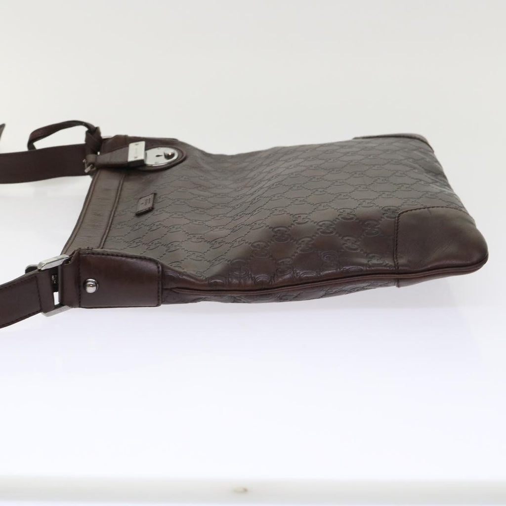 GUCCI GG Canvas Guccissima Shoulder Bag Brown 148476 ki3279