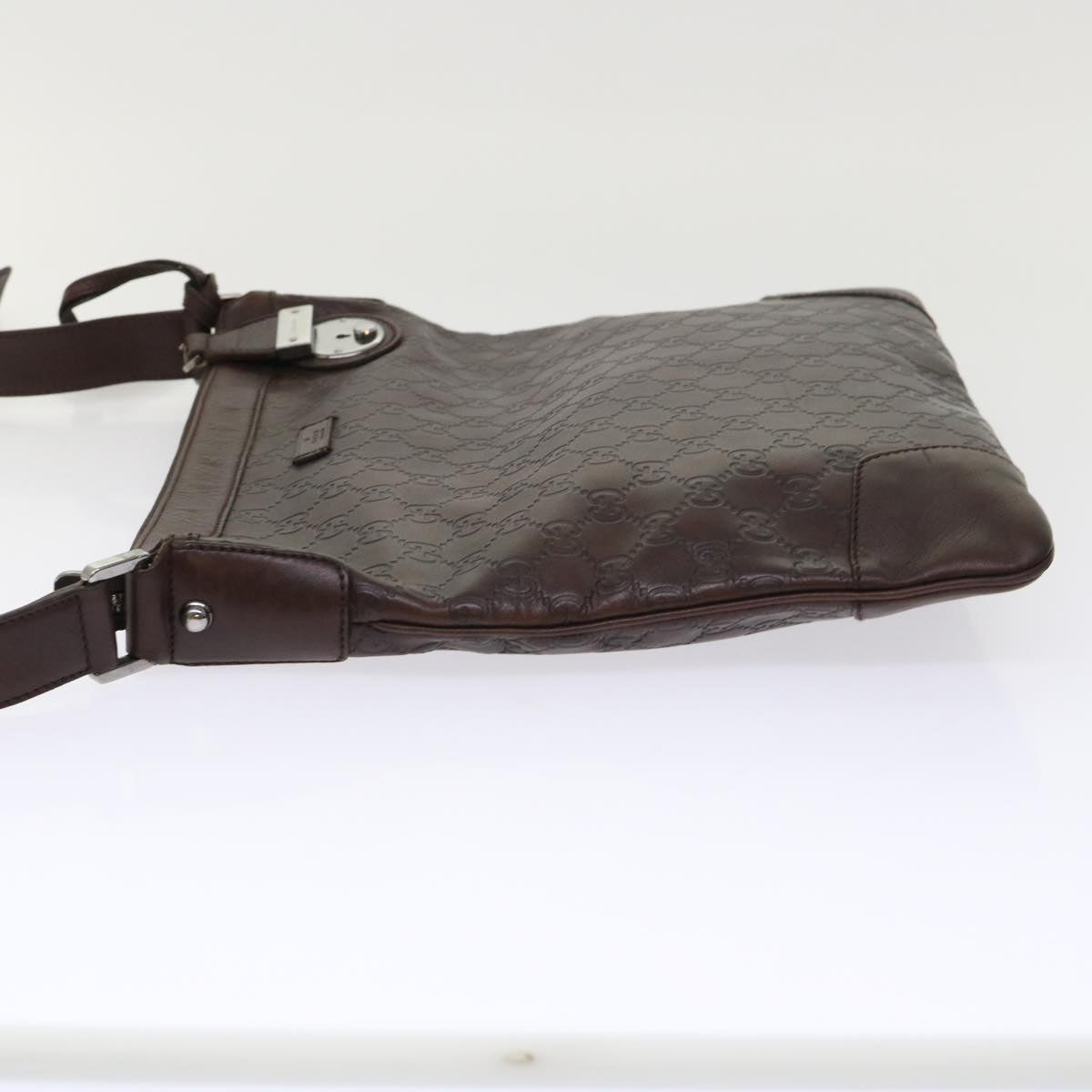 GUCCI GG Canvas Guccissima Shoulder Bag Brown 148476 ki3279