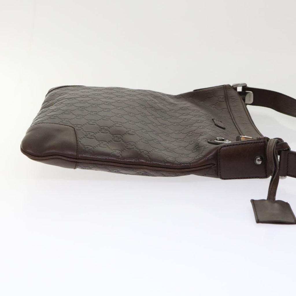 GUCCI GG Canvas Guccissima Shoulder Bag Brown 148476 ki3279