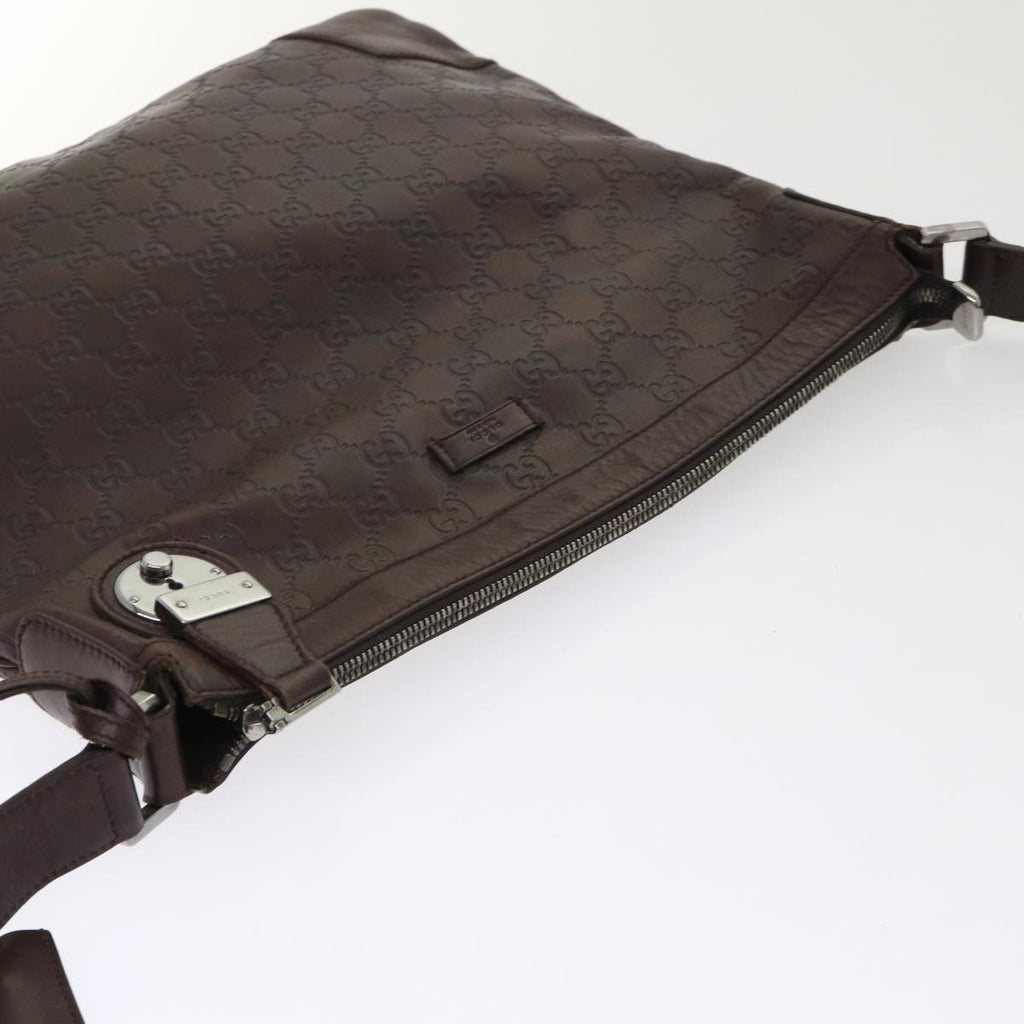 GUCCI GG Canvas Guccissima Shoulder Bag Brown 148476 ki3279