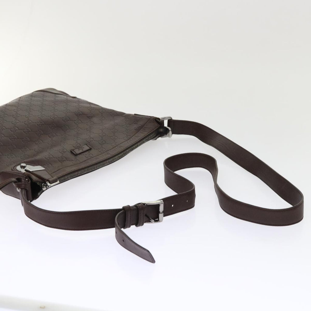 GUCCI GG Canvas Guccissima Shoulder Bag Brown 148476 ki3279