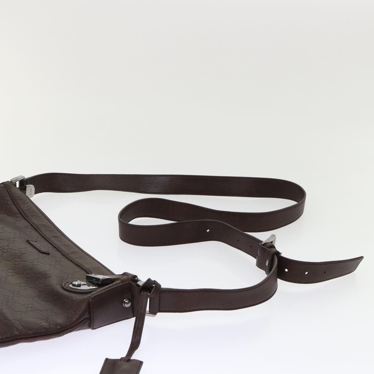 GUCCI GG Canvas Guccissima Shoulder Bag Brown 148476 ki3279