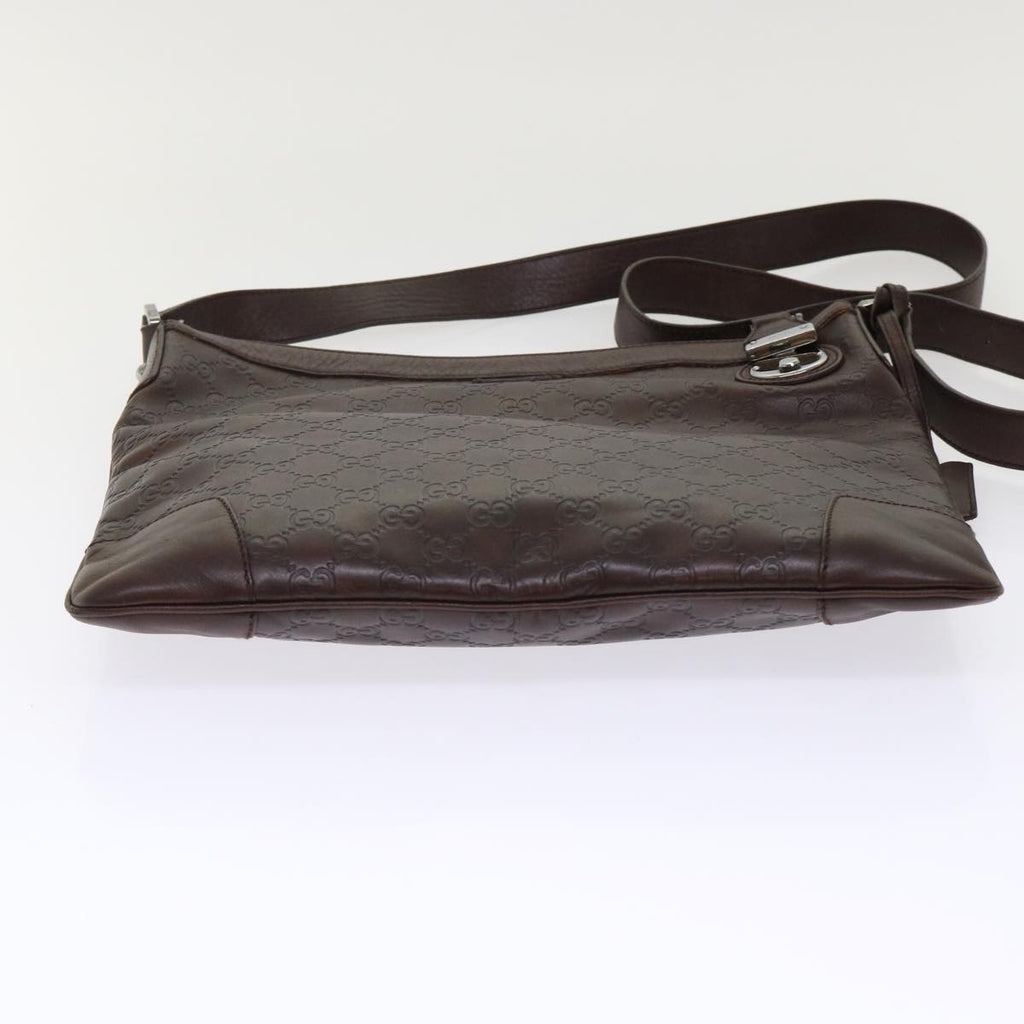 GUCCI GG Canvas Guccissima Shoulder Bag Brown 148476 ki3279