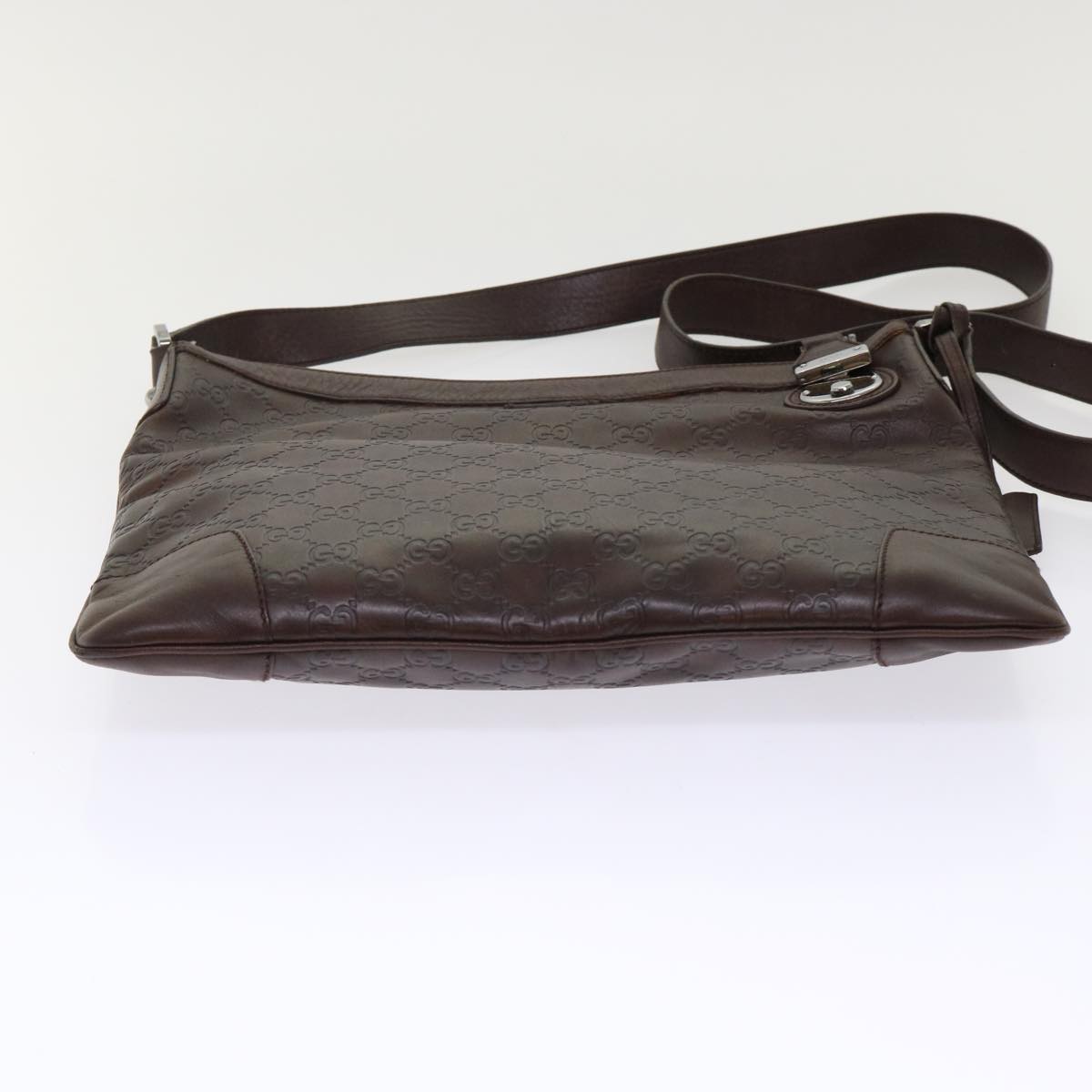 GUCCI GG Canvas Guccissima Shoulder Bag Brown 148476 ki3279