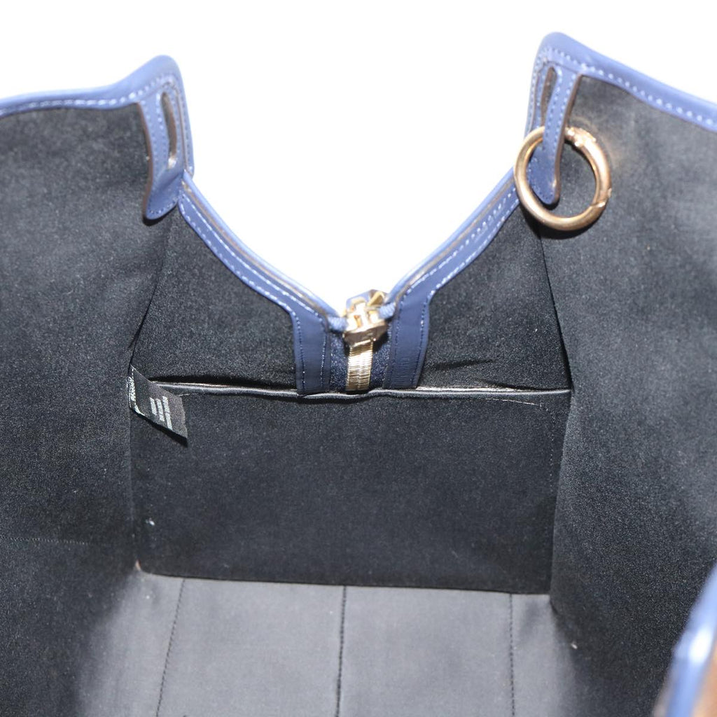 FENDI Zucca Canvas FILA Collaboration Peek A Boo Defender Bag Brown ki3280