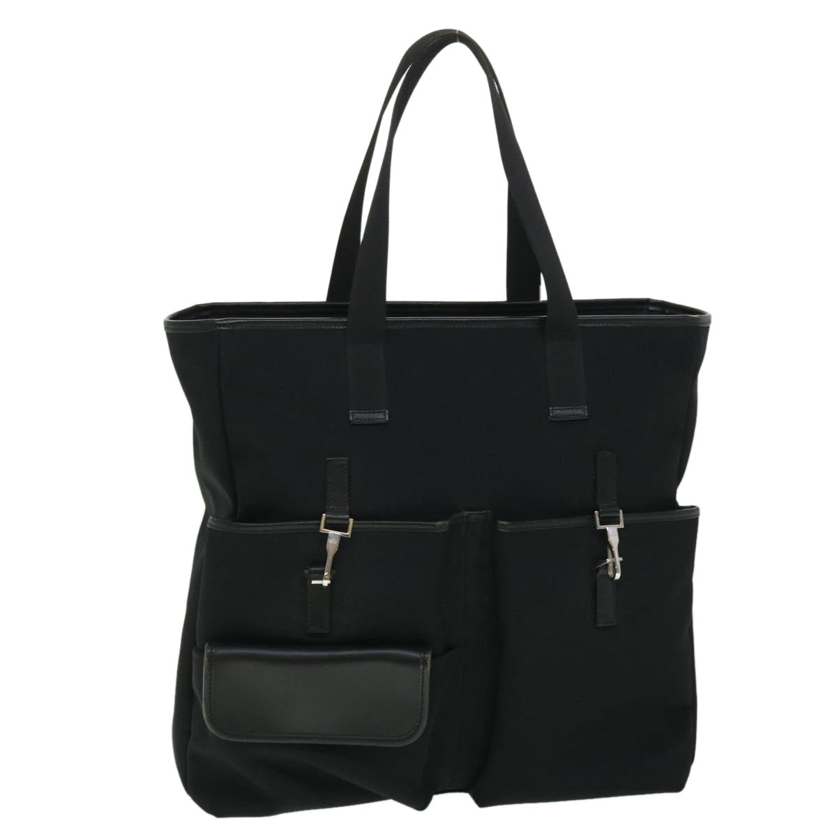 GUCCI Jackie Tote Bag Nylon Black 90427 ki3383