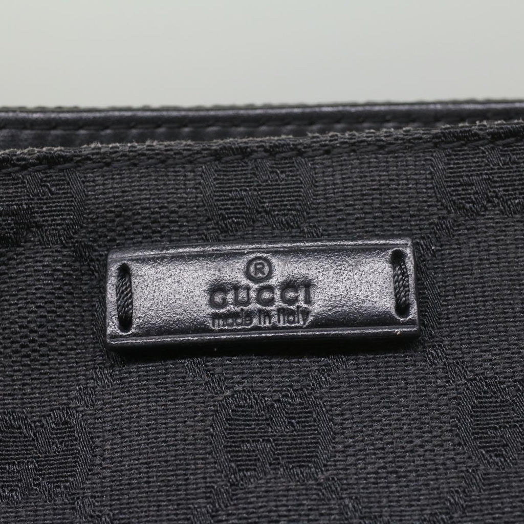 GUCCI GG Canvas Pouch Black 106644 ki3587