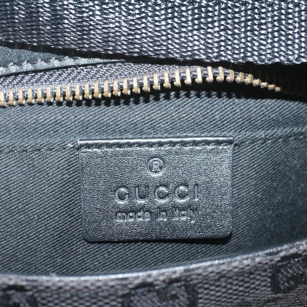 GUCCI GG Canvas Pouch Black 106644 ki3587