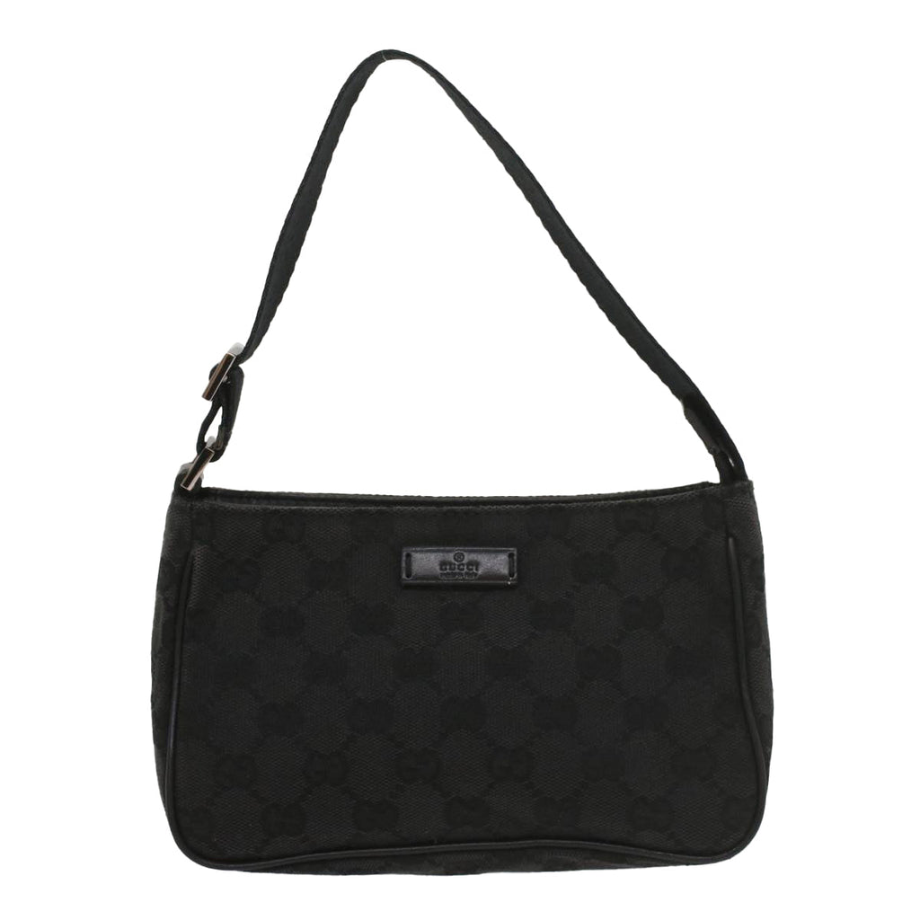 GUCCI GG Canvas Pouch Black 106644 ki3587