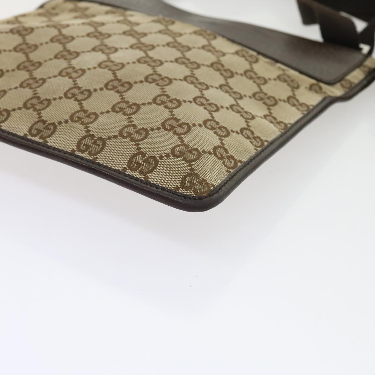 GUCCI GG Canvas Shoulder Bag Beige 27639 ki3601