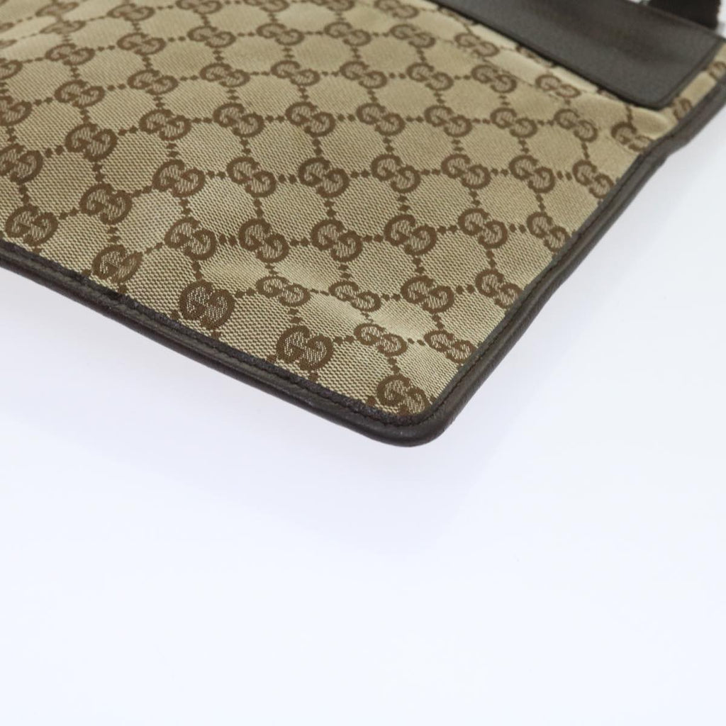 GUCCI GG Canvas Shoulder Bag Beige 27639 ki3601