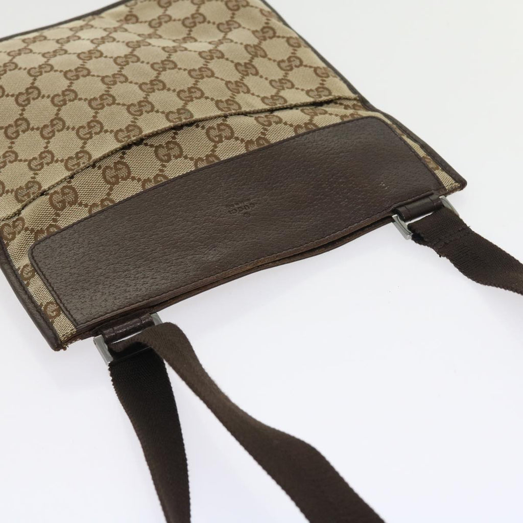 GUCCI GG Canvas Shoulder Bag Beige 27639 ki3601