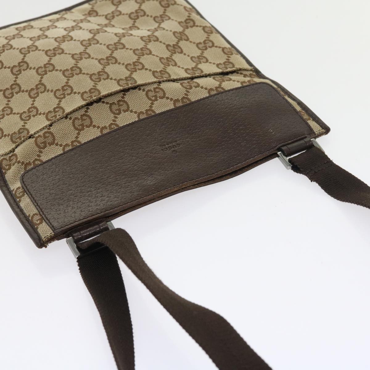 GUCCI GG Canvas Shoulder Bag Beige 27639 ki3601
