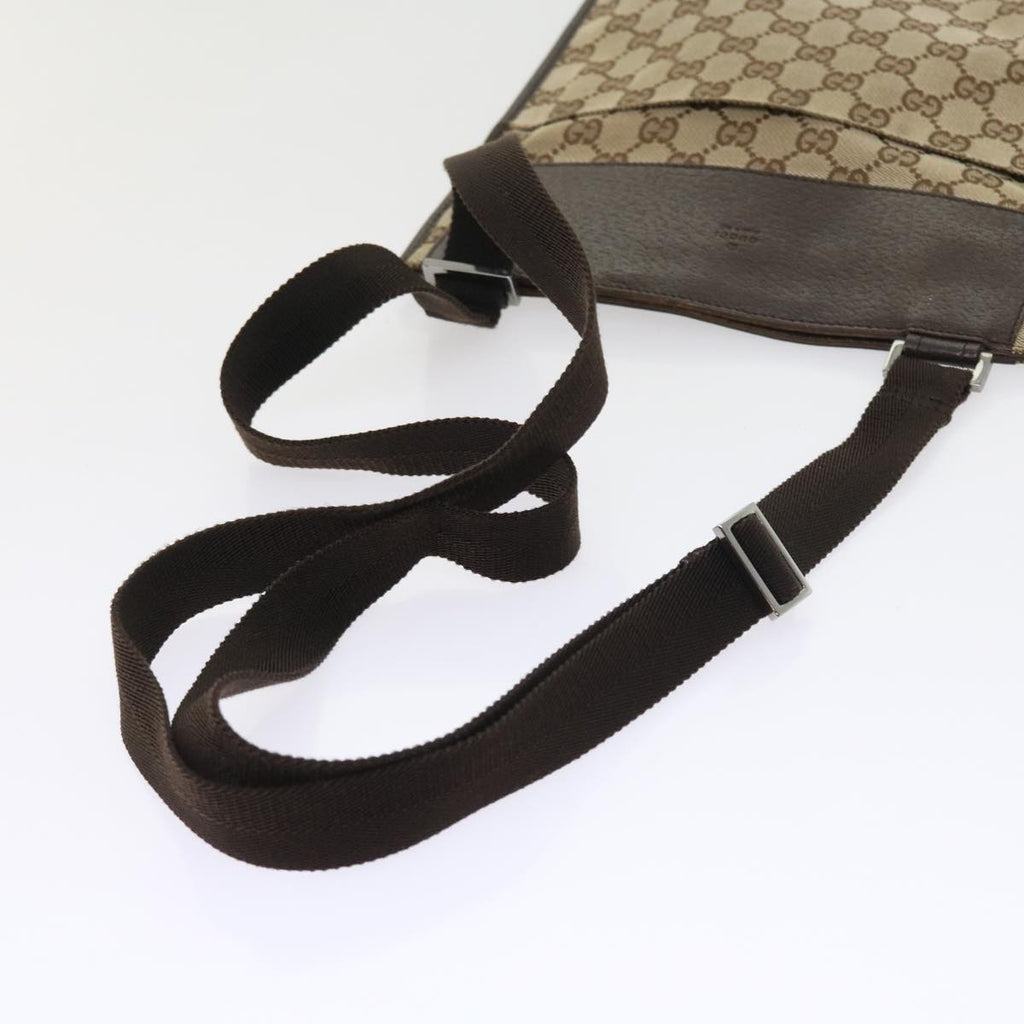 GUCCI GG Canvas Shoulder Bag Beige 27639 ki3601