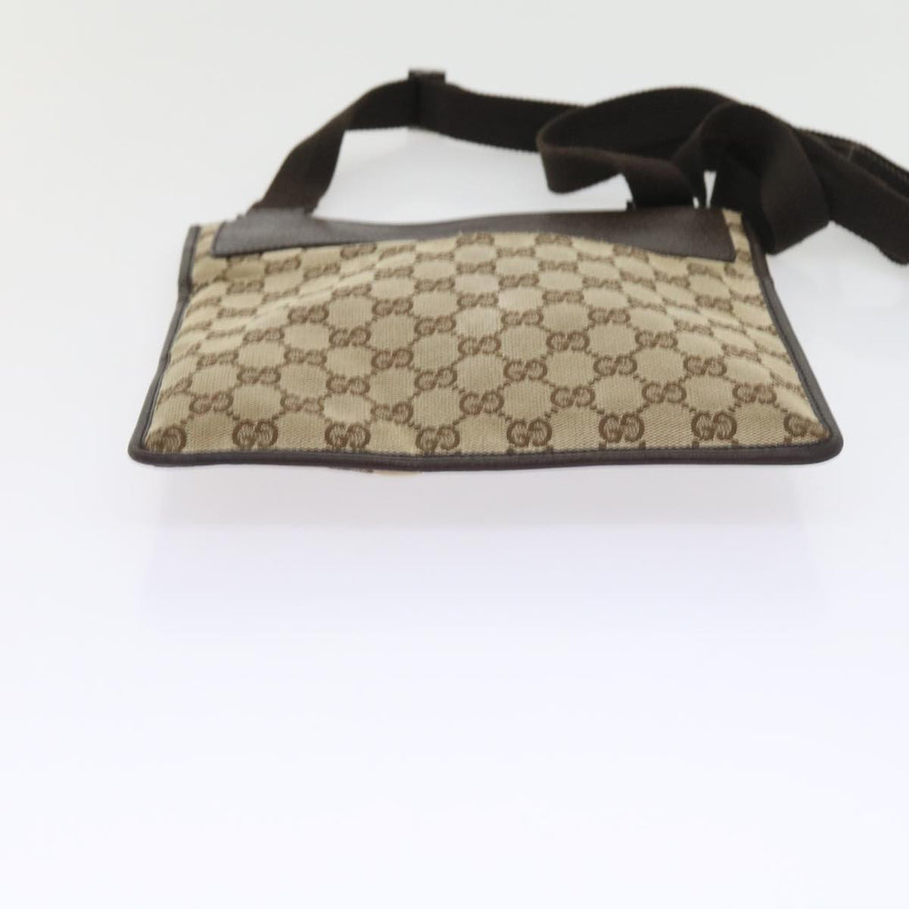 GUCCI GG Canvas Shoulder Bag Beige 27639 ki3601