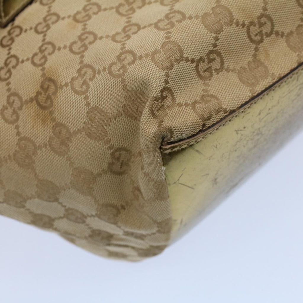GUCCI GG Canvas Sherry Line Hand Bag Beige Gold pink 131228 ki3602