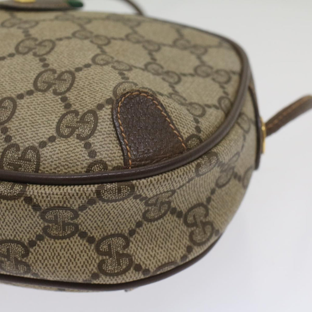 GUCCI GG Supreme Web Sherry Line Shoulder Bag Beige Red 156 02 066 ki3606
