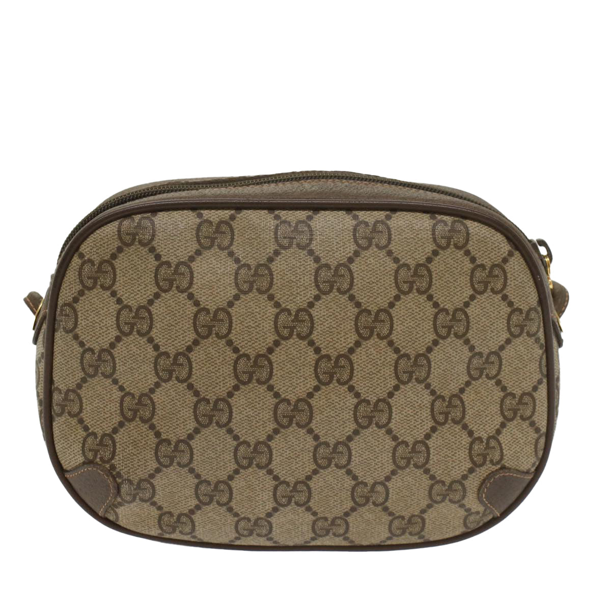 GUCCI GG Supreme Web Sherry Line Shoulder Bag Beige Red 156 02 066 ki3606