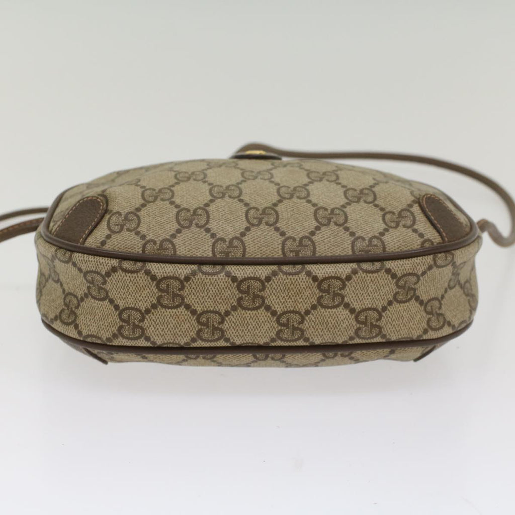 GUCCI GG Supreme Web Sherry Line Shoulder Bag Beige Red 156 02 066 ki3606