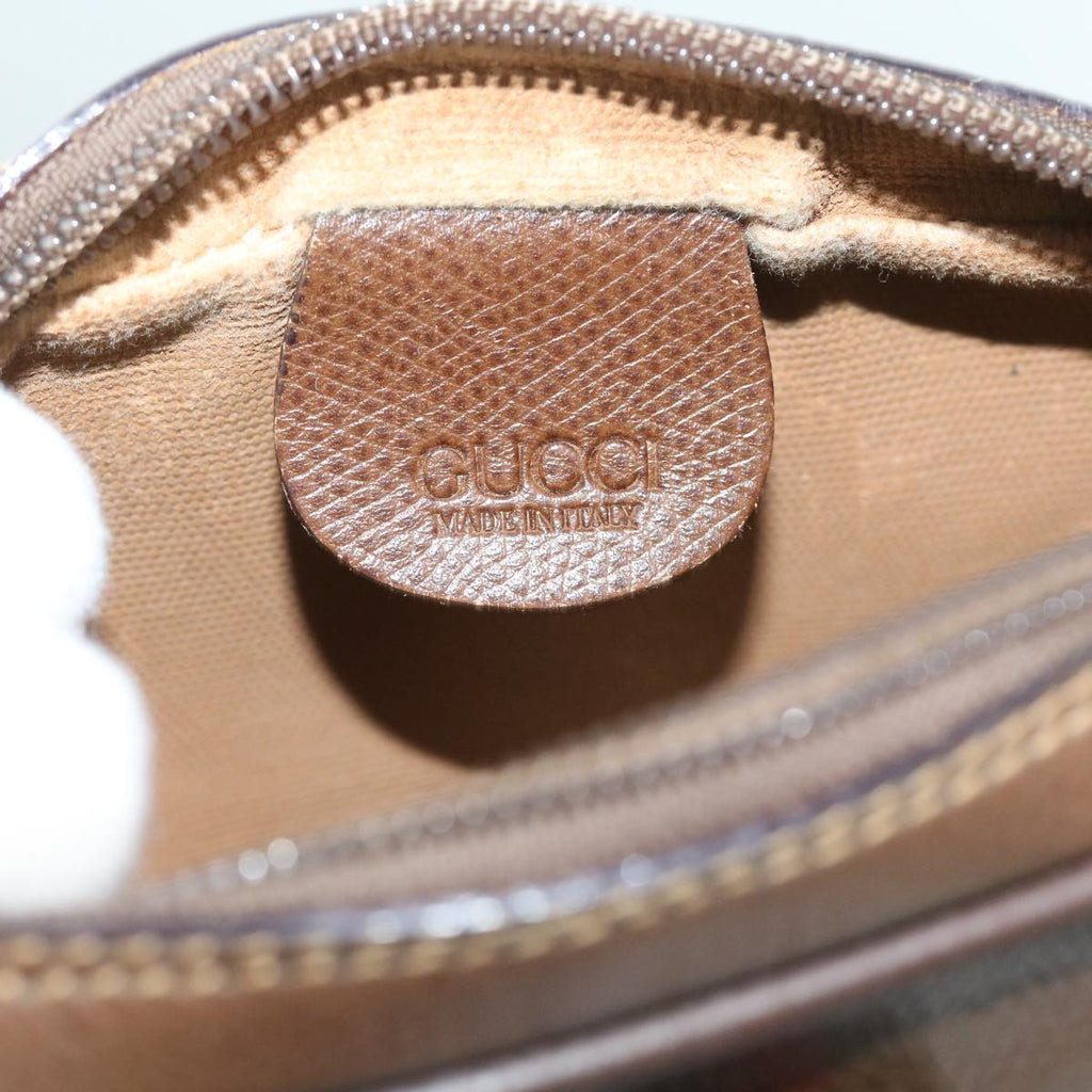 GUCCI GG Canvas Web Sherry Line Shoulder Bag Beige Red Green ki3607