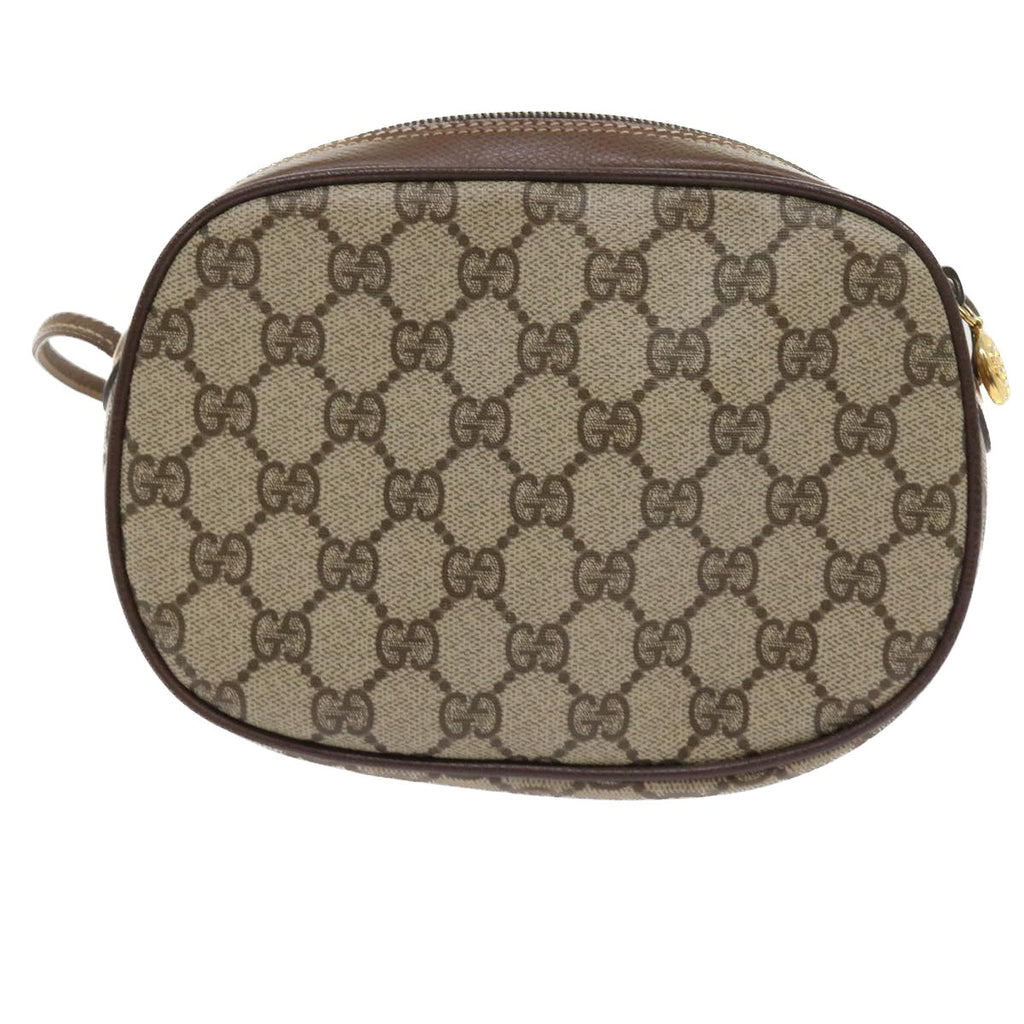 GUCCI GG Canvas Web Sherry Line Shoulder Bag Beige Red Green ki3607