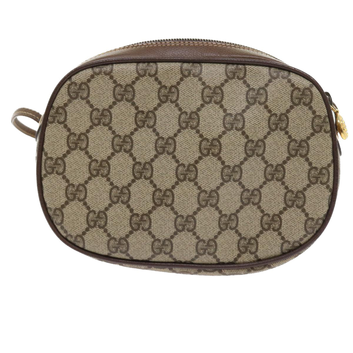 GUCCI GG Canvas Web Sherry Line Shoulder Bag Beige Red Green ki3607