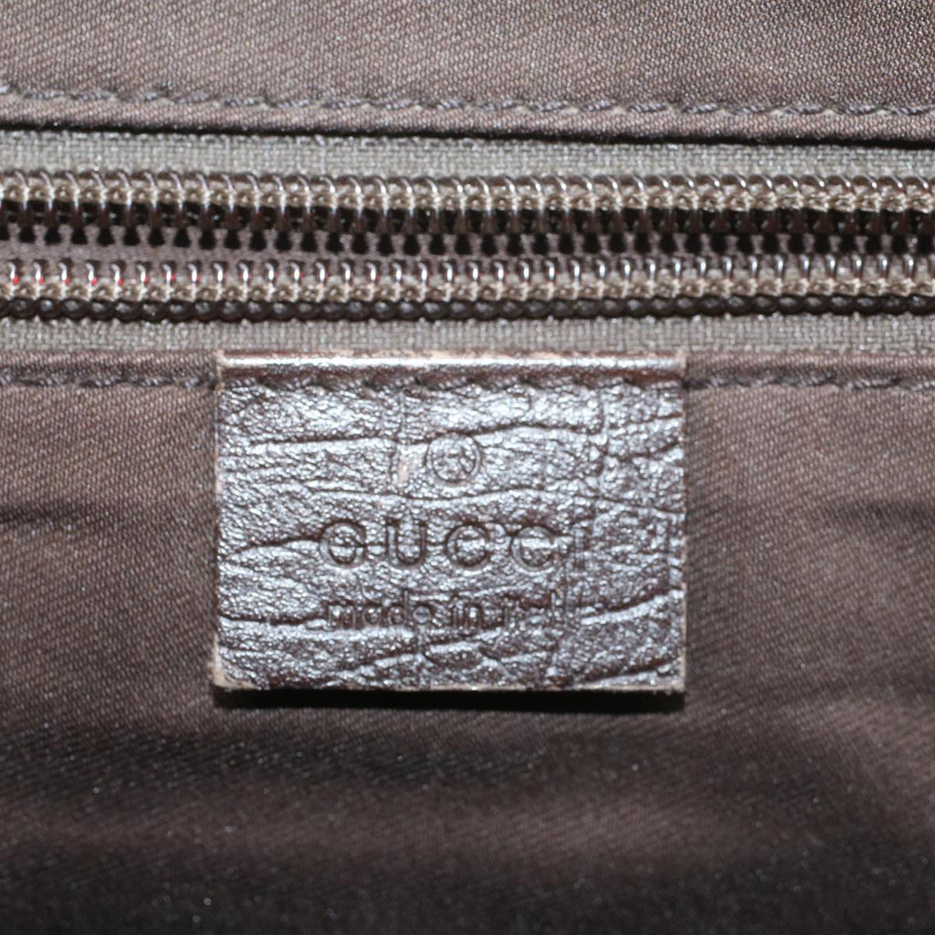 GUCCI GG Supreme Shoulder Bag PVC Leather Beige 122373 ki3613