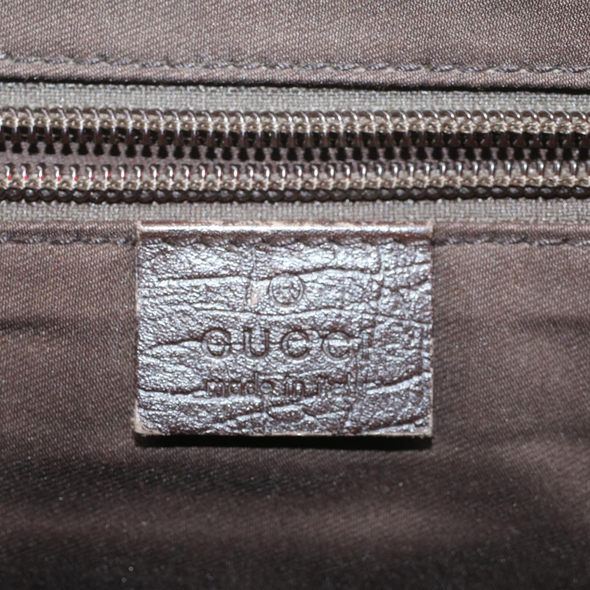 GUCCI GG Supreme Shoulder Bag PVC Leather Beige 122373 ki3613