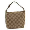 GUCCI GG Canvas Pouch Beige ki3614