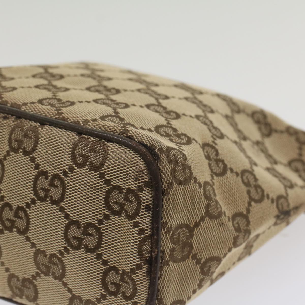 GUCCI GG Canvas Pouch Beige ki3614