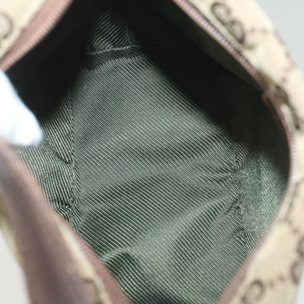 GUCCI GG Canvas Pouch Beige ki3614