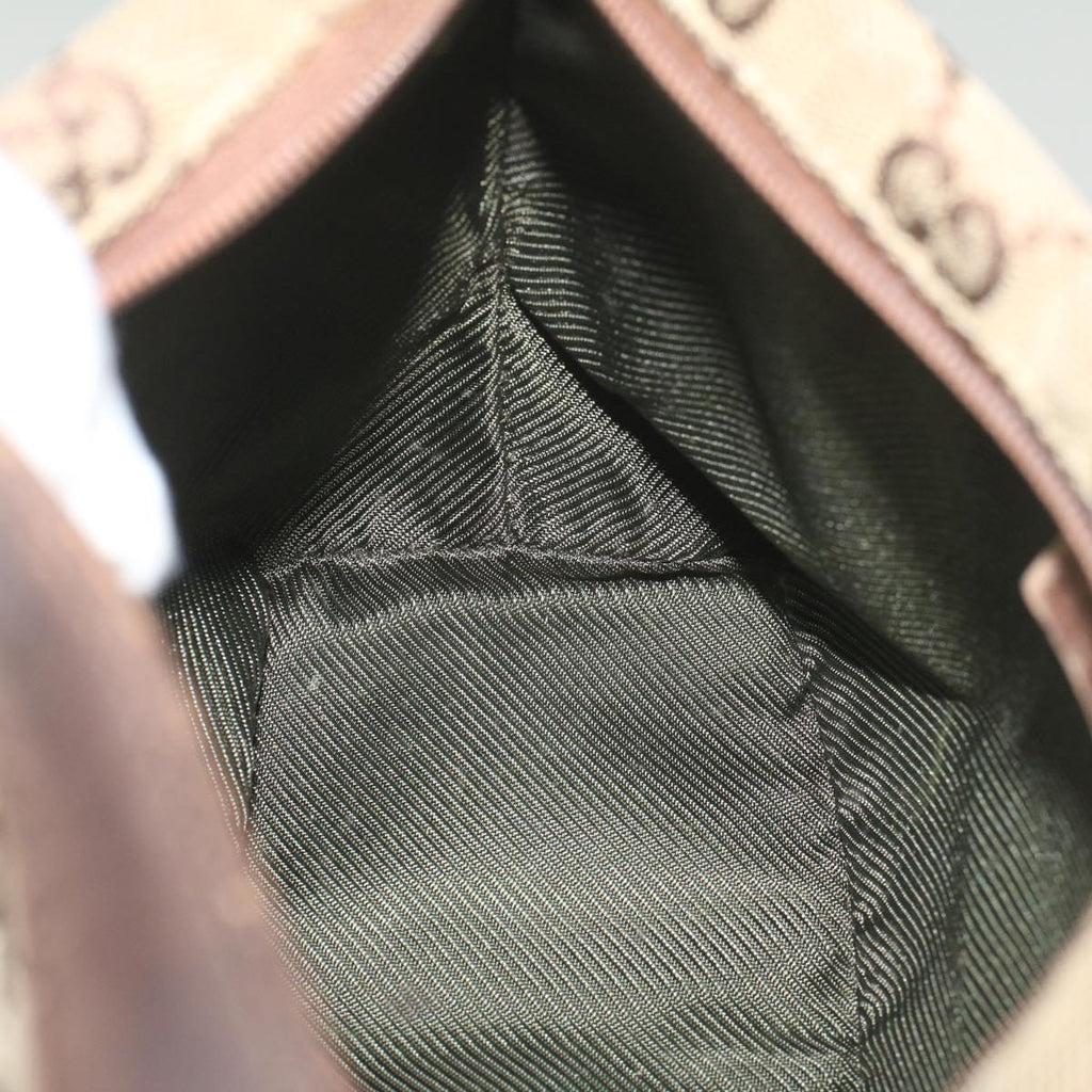 GUCCI GG Canvas Pouch Beige ki3614