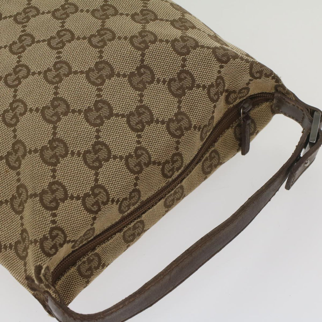 GUCCI GG Canvas Pouch Beige ki3614