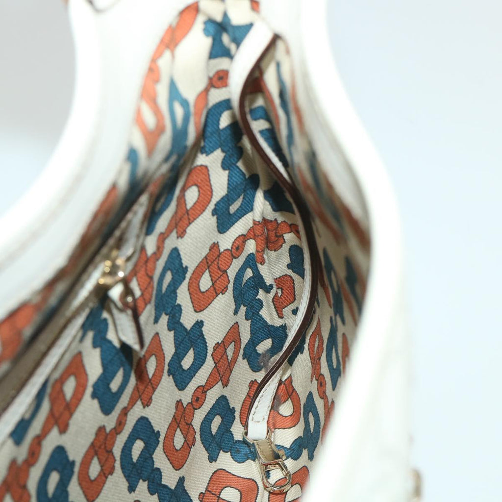 GUCCI GG Canvas Guccissima Shoulder Bag White 145781 ki3634