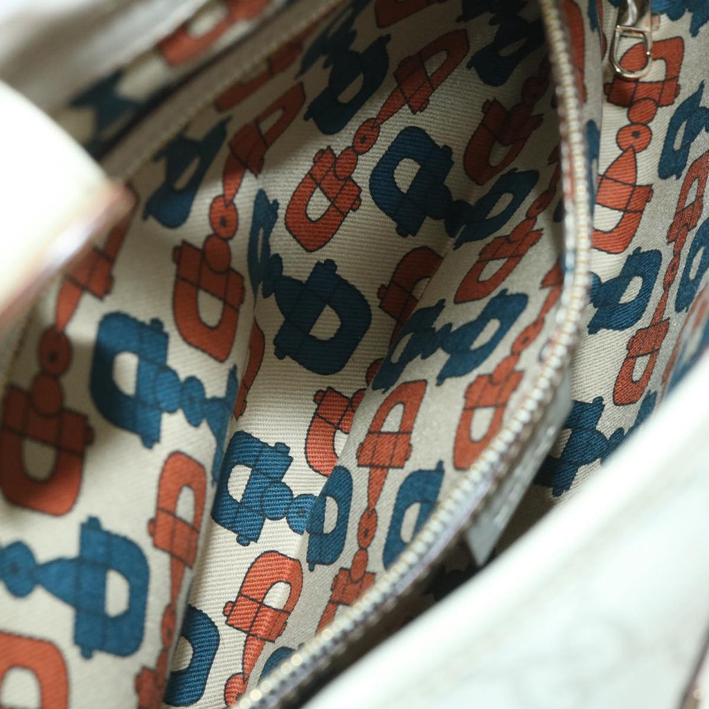 GUCCI GG Canvas Guccissima Shoulder Bag White 145781 ki3634