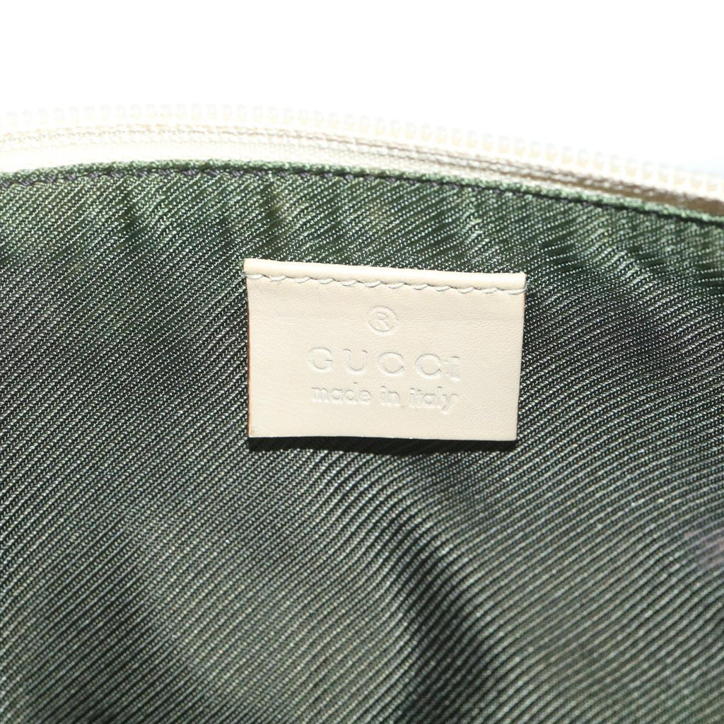 GUCCI GG Canvas Accessory Pouch Beige 07198 ki3636