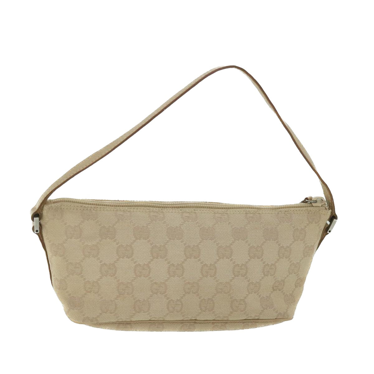 GUCCI GG Canvas Accessory Pouch Beige 07198 ki3636