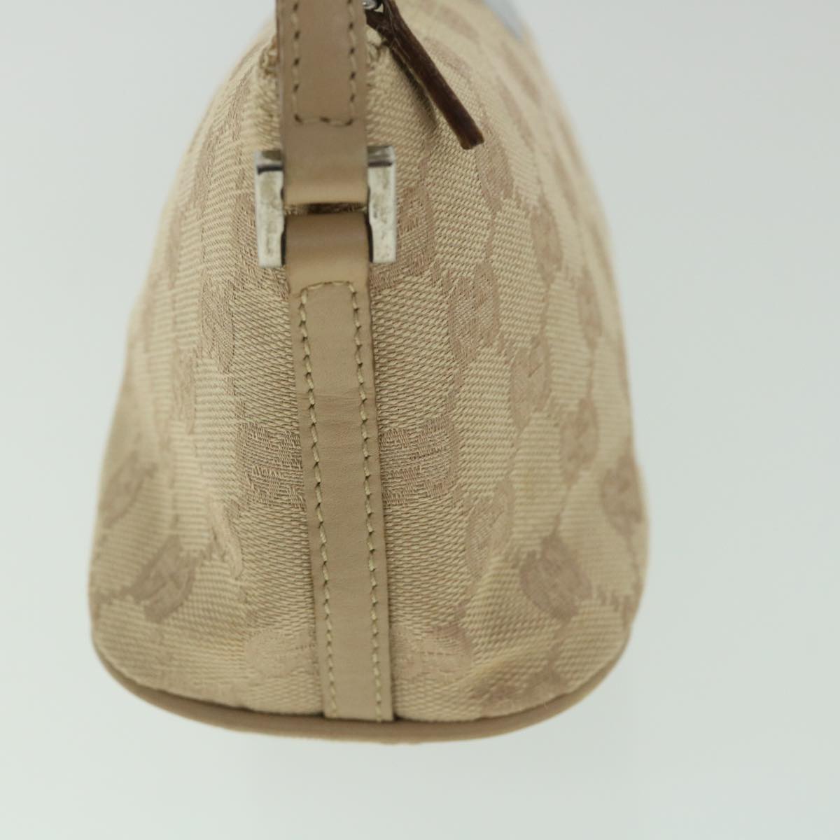 GUCCI GG Canvas Accessory Pouch Beige 07198 ki3636