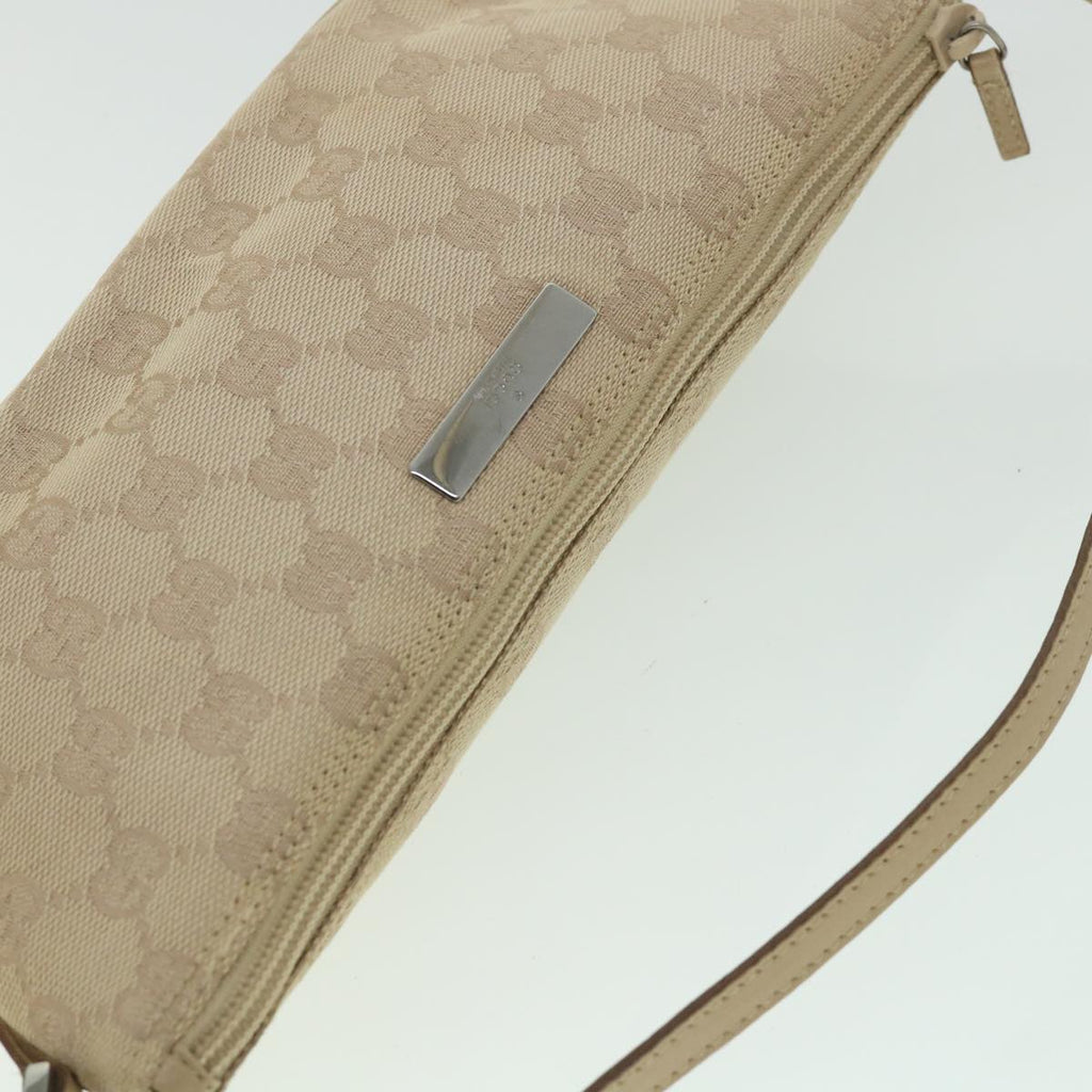 GUCCI GG Canvas Accessory Pouch Beige 07198 ki3636