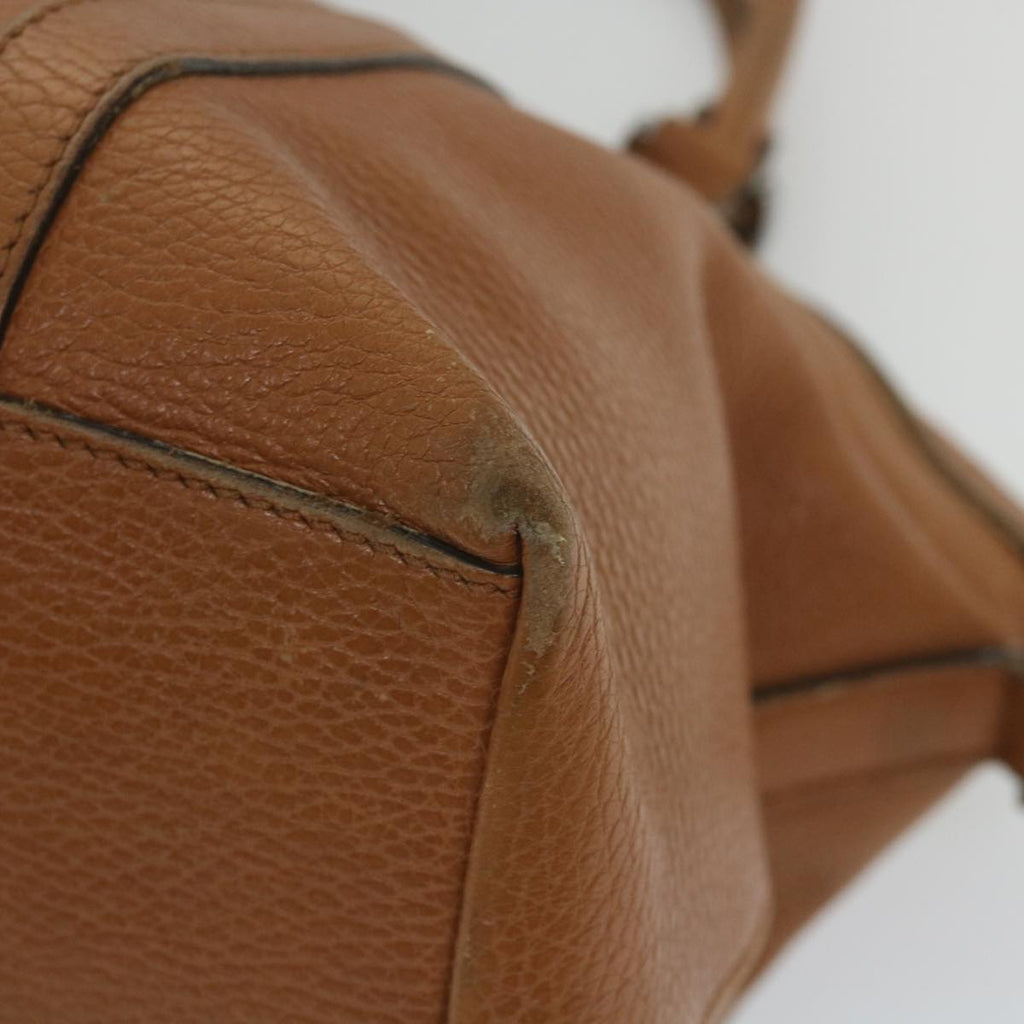 GUCCI Interlocking Hand Bag Leather 2way Brown 341503 ki3661