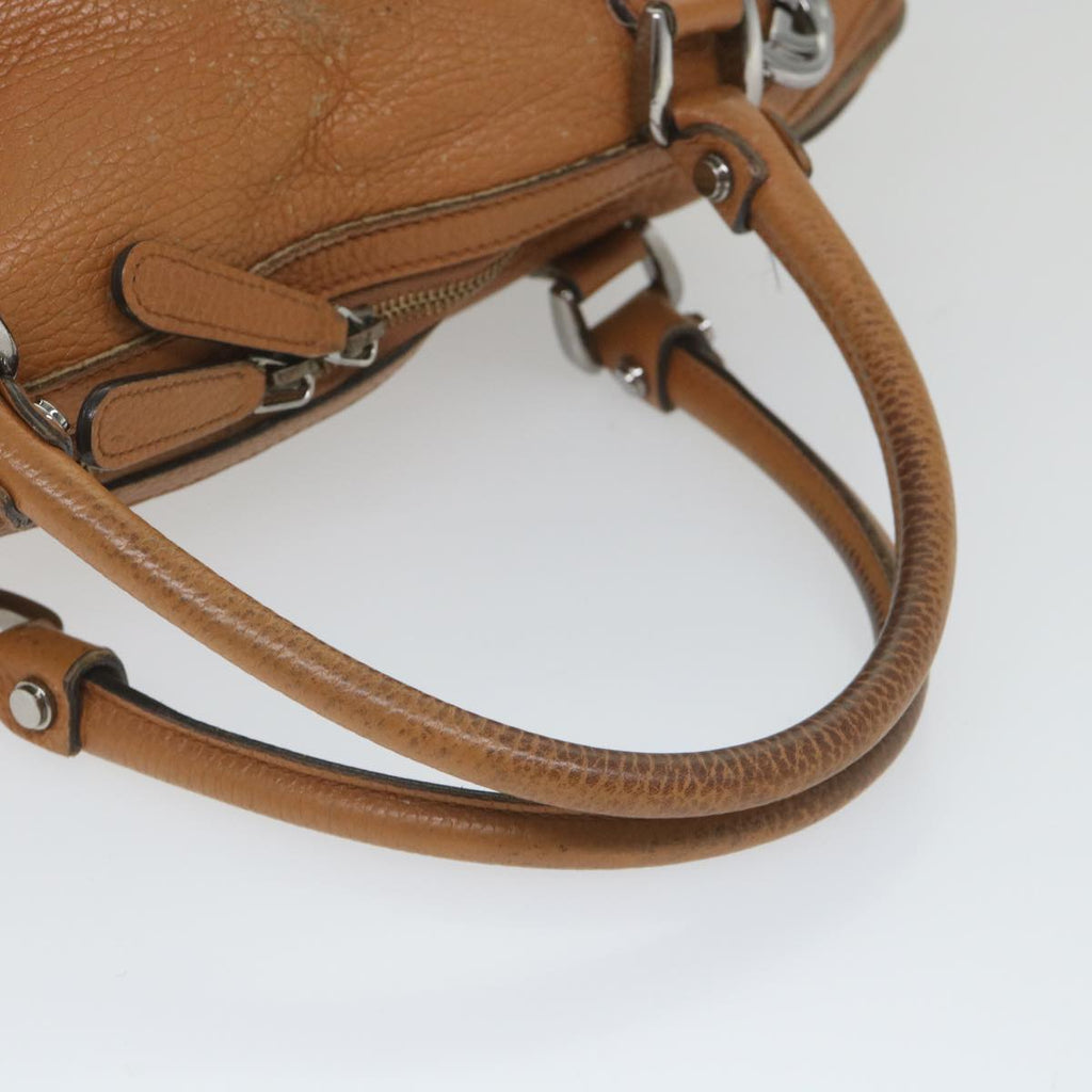 GUCCI Interlocking Hand Bag Leather 2way Brown 341503 ki3661