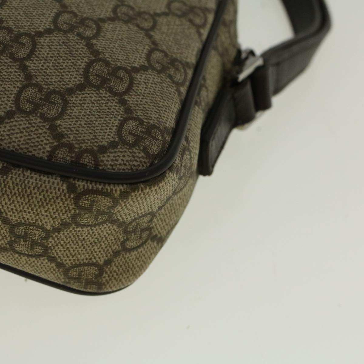 GUCCI GG Canvas Clutch Bag Coated Canvas Beige 73956 ki3682