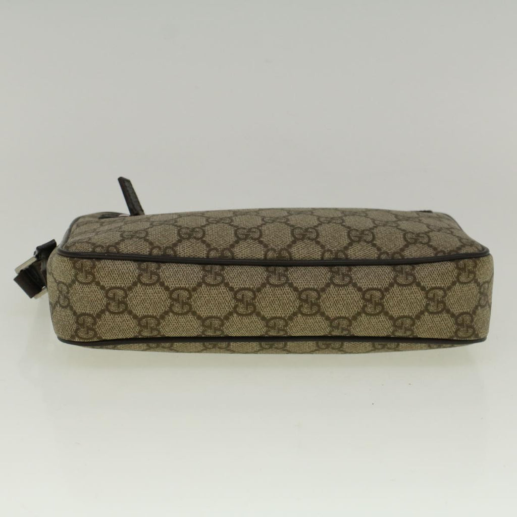 GUCCI GG Canvas Clutch Bag Coated Canvas Beige 73956 ki3682