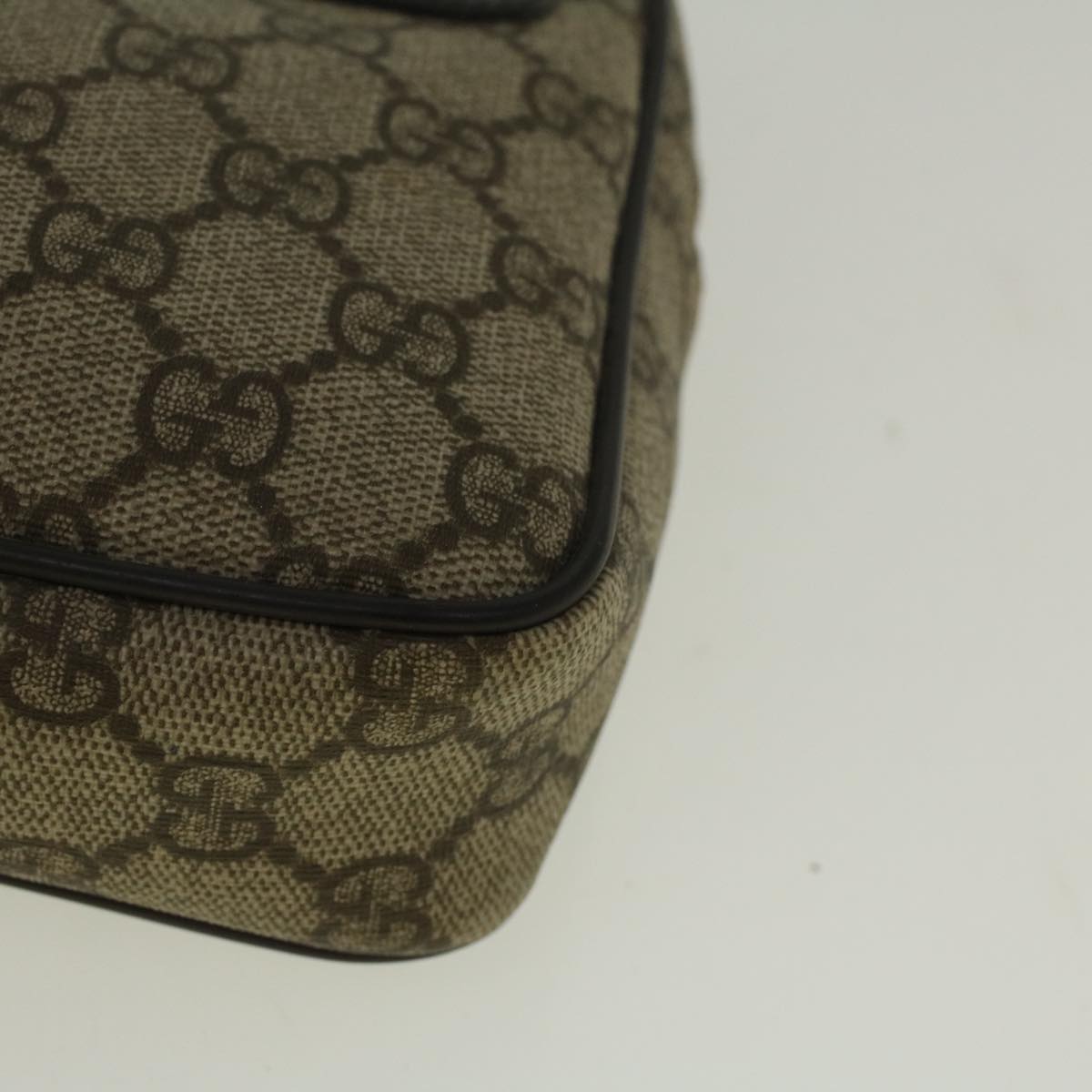 GUCCI GG Canvas Clutch Bag Coated Canvas Beige 73956 ki3682