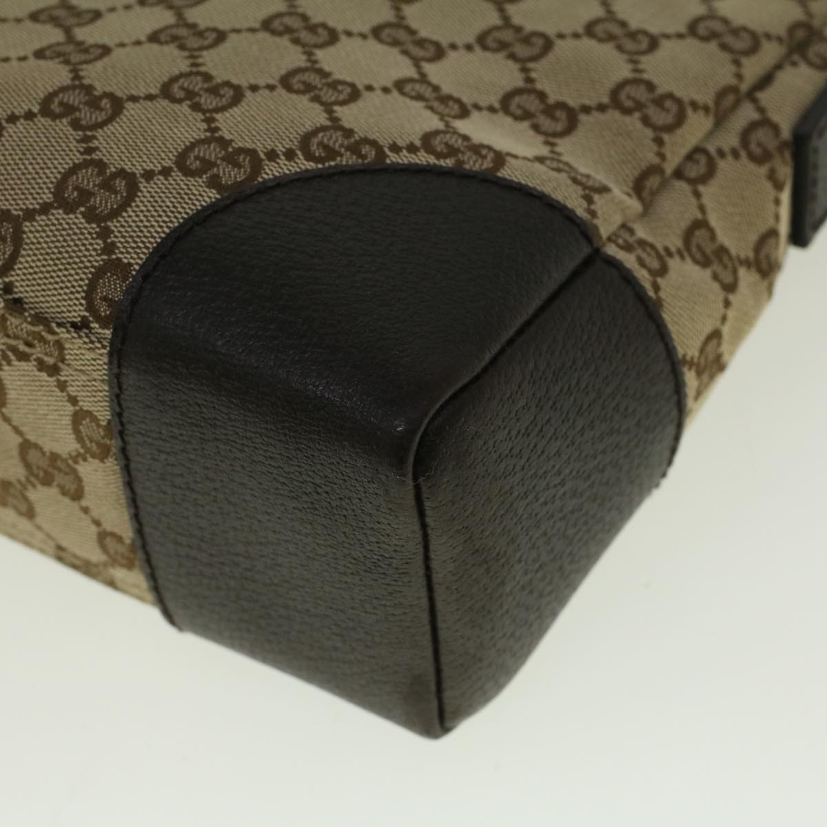 GUCCI GG Canvas Shoulder Bag Beige 114273 ki3683