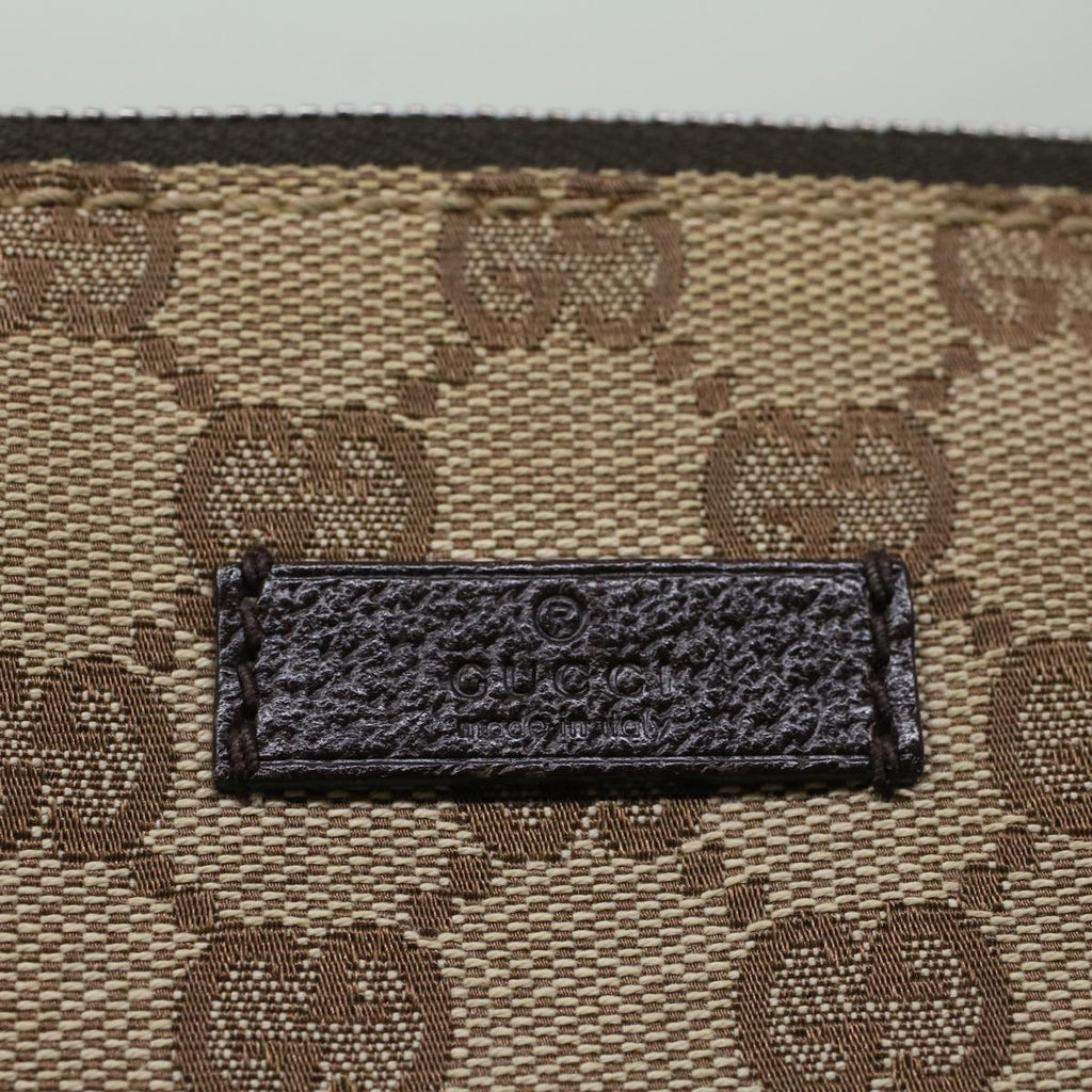 GUCCI GG Canvas Shoulder Bag Beige 114273 ki3683