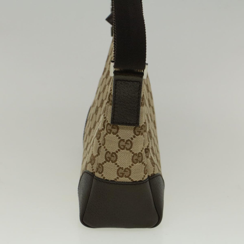 GUCCI GG Canvas Shoulder Bag Beige 114273 ki3683