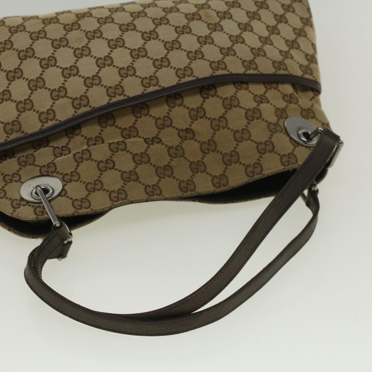 GUCCI GG Canvas Tote Bag Beige 121023 ki3689